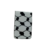 Marque-page magnétique Keffieh blanc et noir, motif damier. Accessoire de lecture plastifié, idéal pour séparer vos pages.